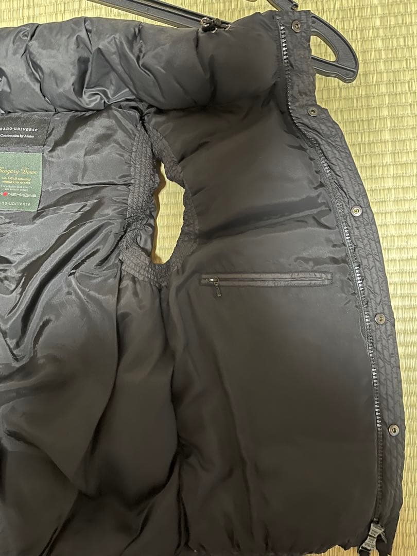 nano universe 東京西川　ダウンブラックM