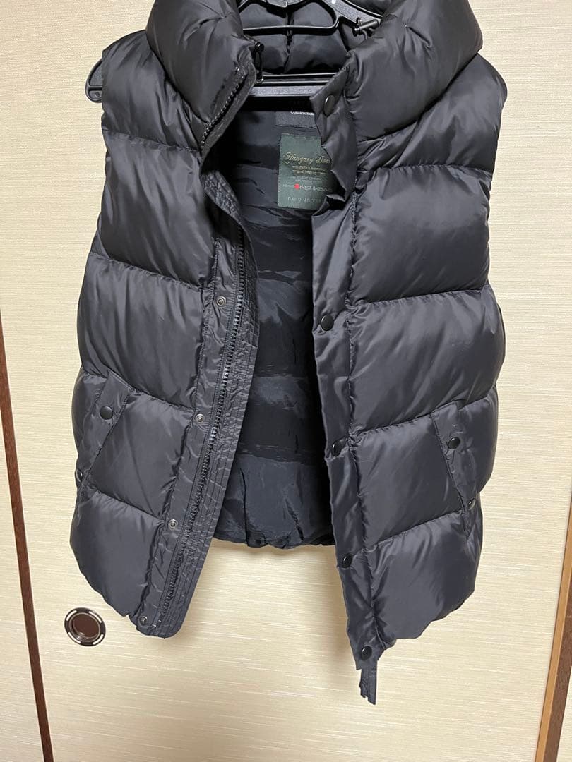 nano universe 東京西川　ダウンブラックM