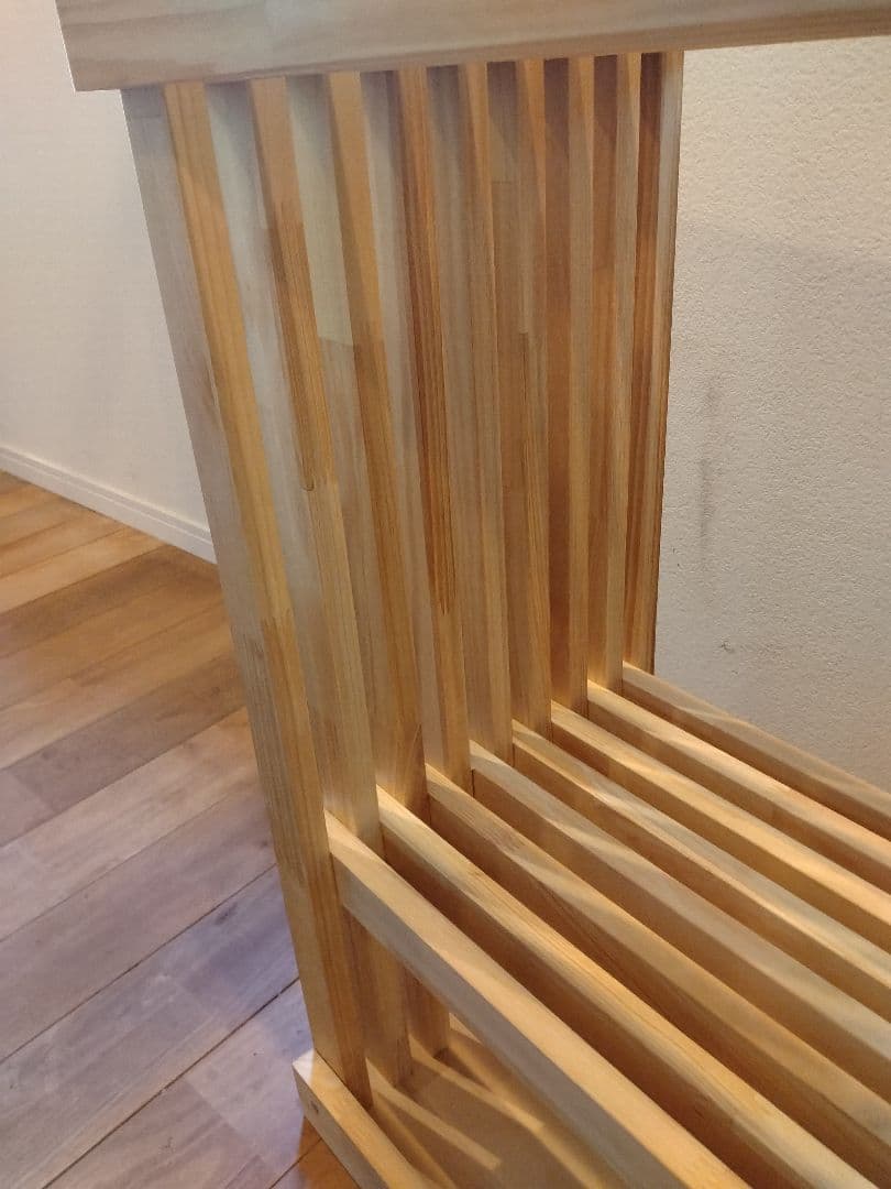 木製　ハンドメイド　オーダー　水槽台　棚　シェルフ　キヌカ