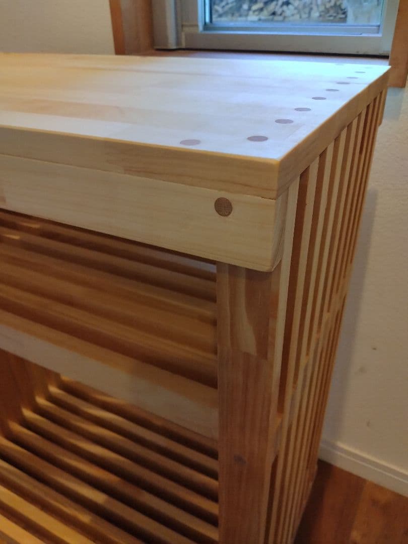 木製　ハンドメイド　オーダー　水槽台　棚　シェルフ　キヌカ