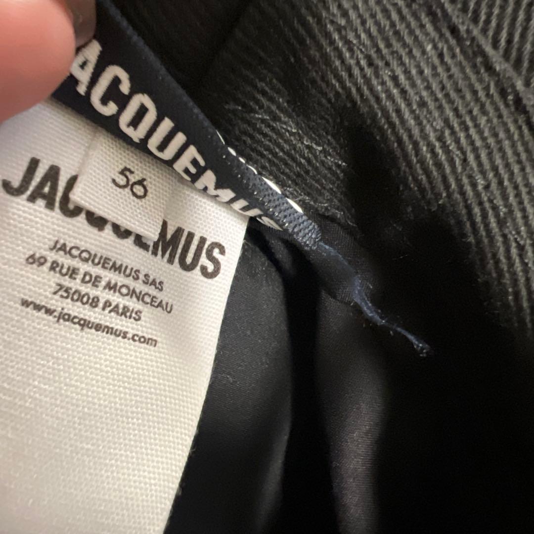 JACQUEMUS ブラック バケットハット レディース