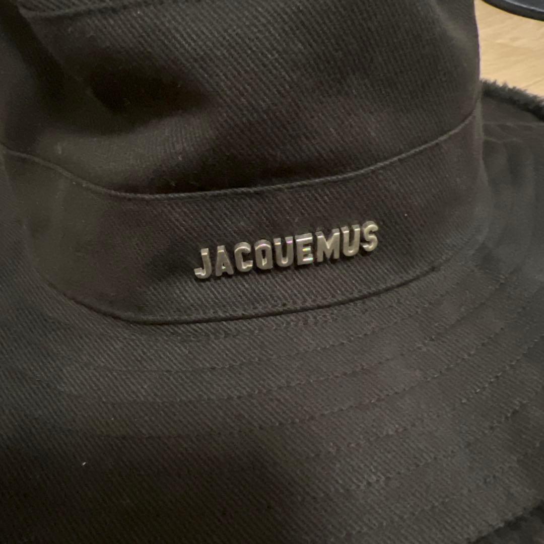 JACQUEMUS ブラック バケットハット レディース