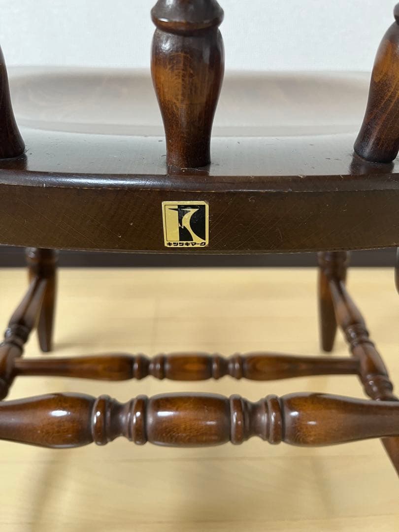 Barry社長　飛騨産業　キツツキ　木製　アームチェア　USED ②