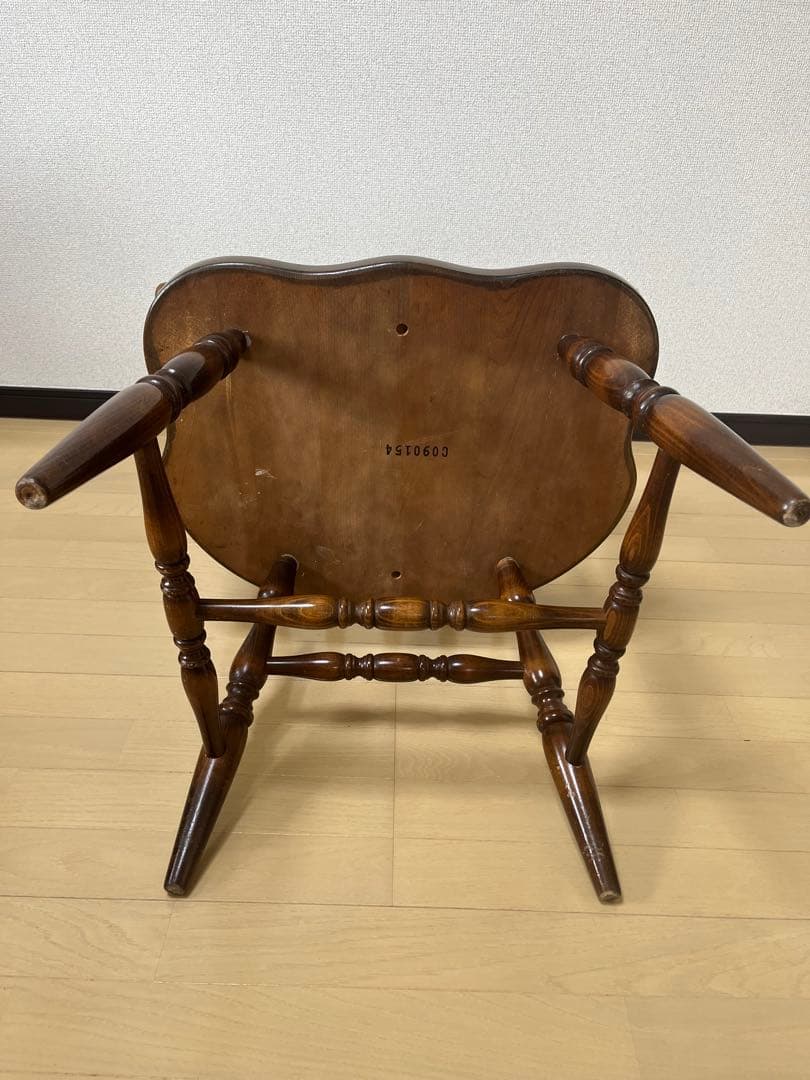 Barry社長　飛騨産業　キツツキ　木製　アームチェア　USED ②