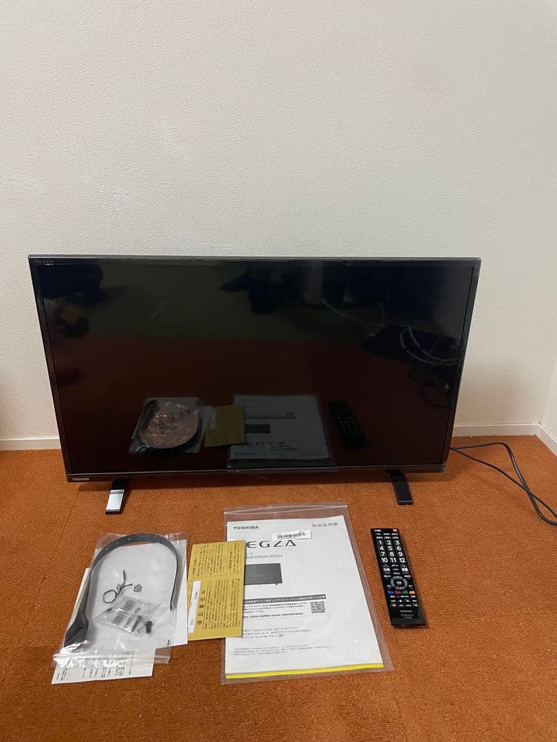 げんない 東芝 液晶テレビ 32V型 22年製 外付HDD 裏番組録画