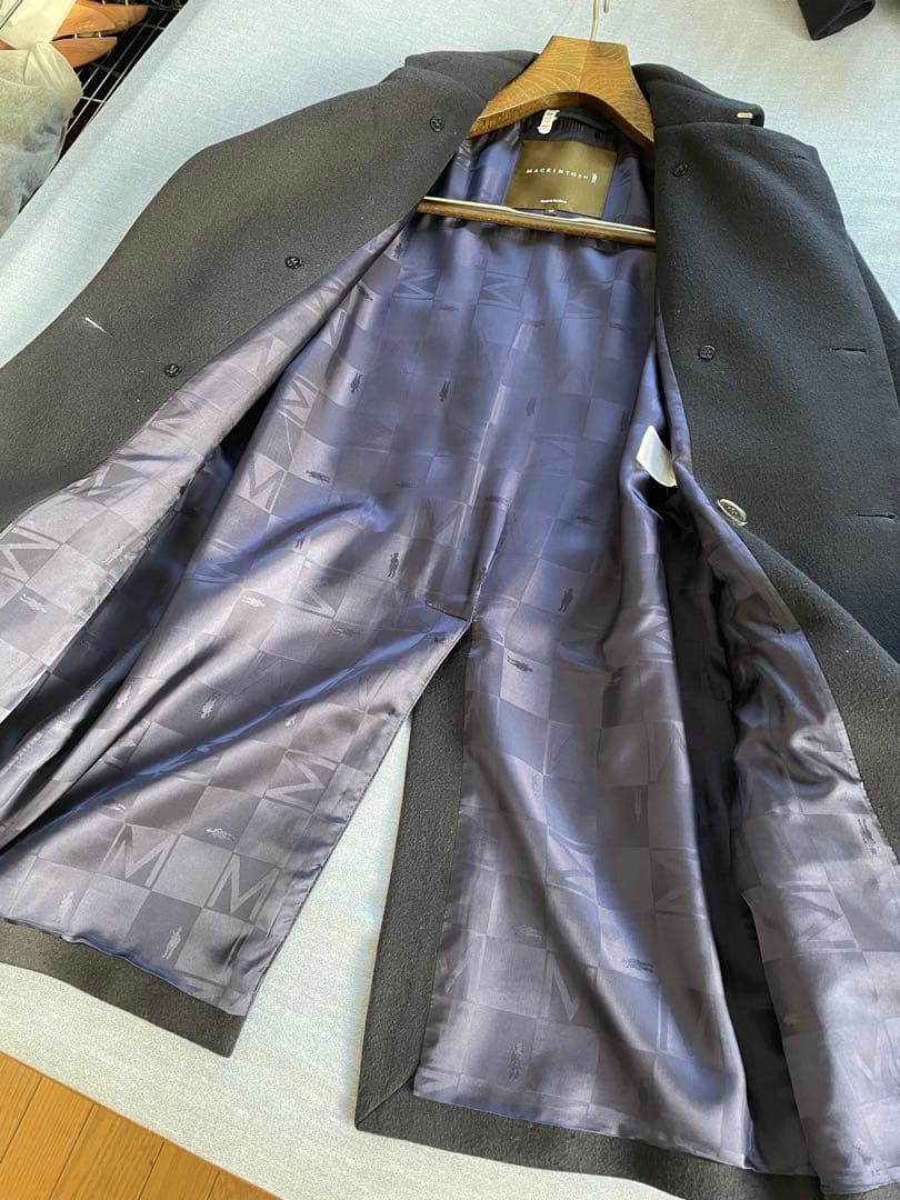【極美品】マッキントッシュ　ダフタウン　ピーコート　ネイビー　４２