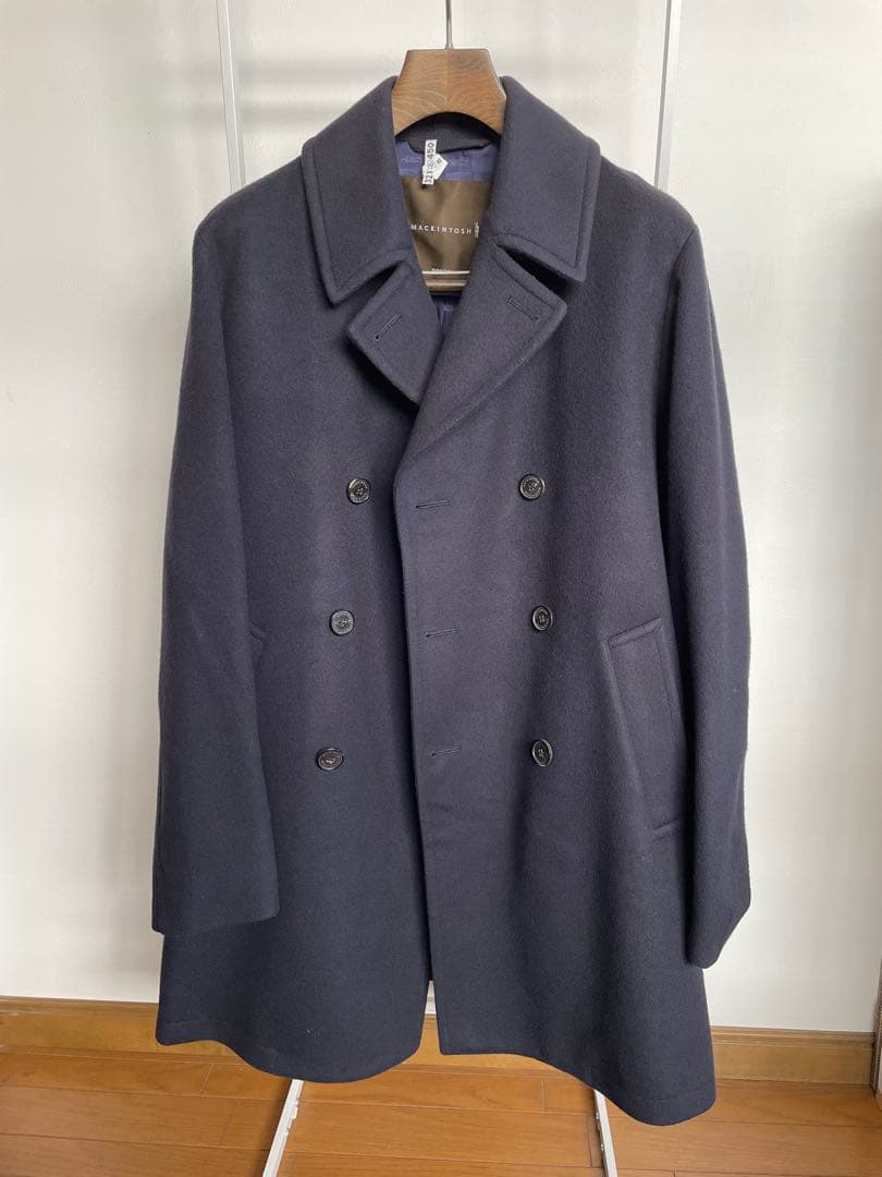 【極美品】マッキントッシュ　ダフタウン　ピーコート　ネイビー　４２