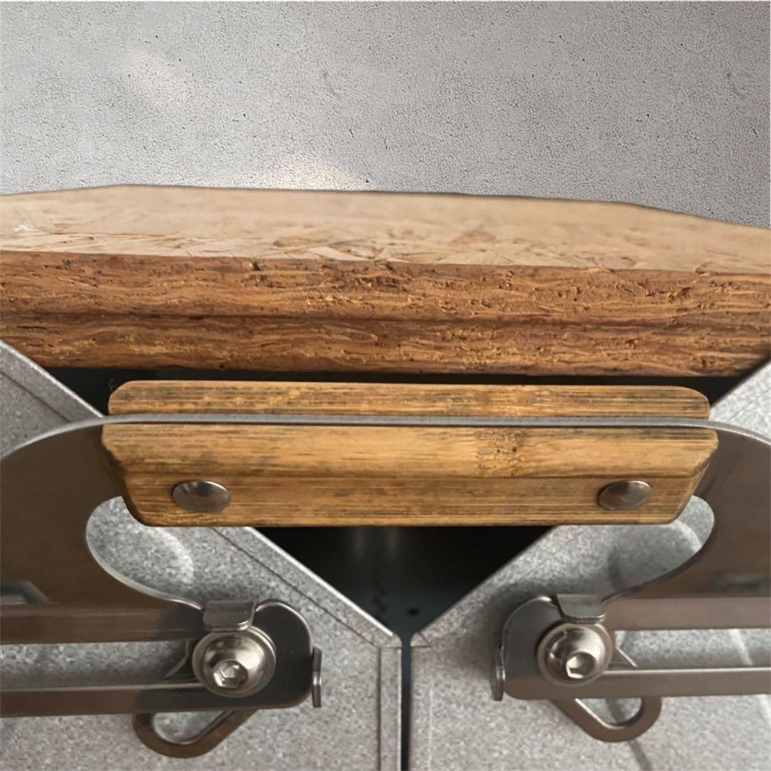 【スノーピーク】 シェルフコンテナ25 天板付き