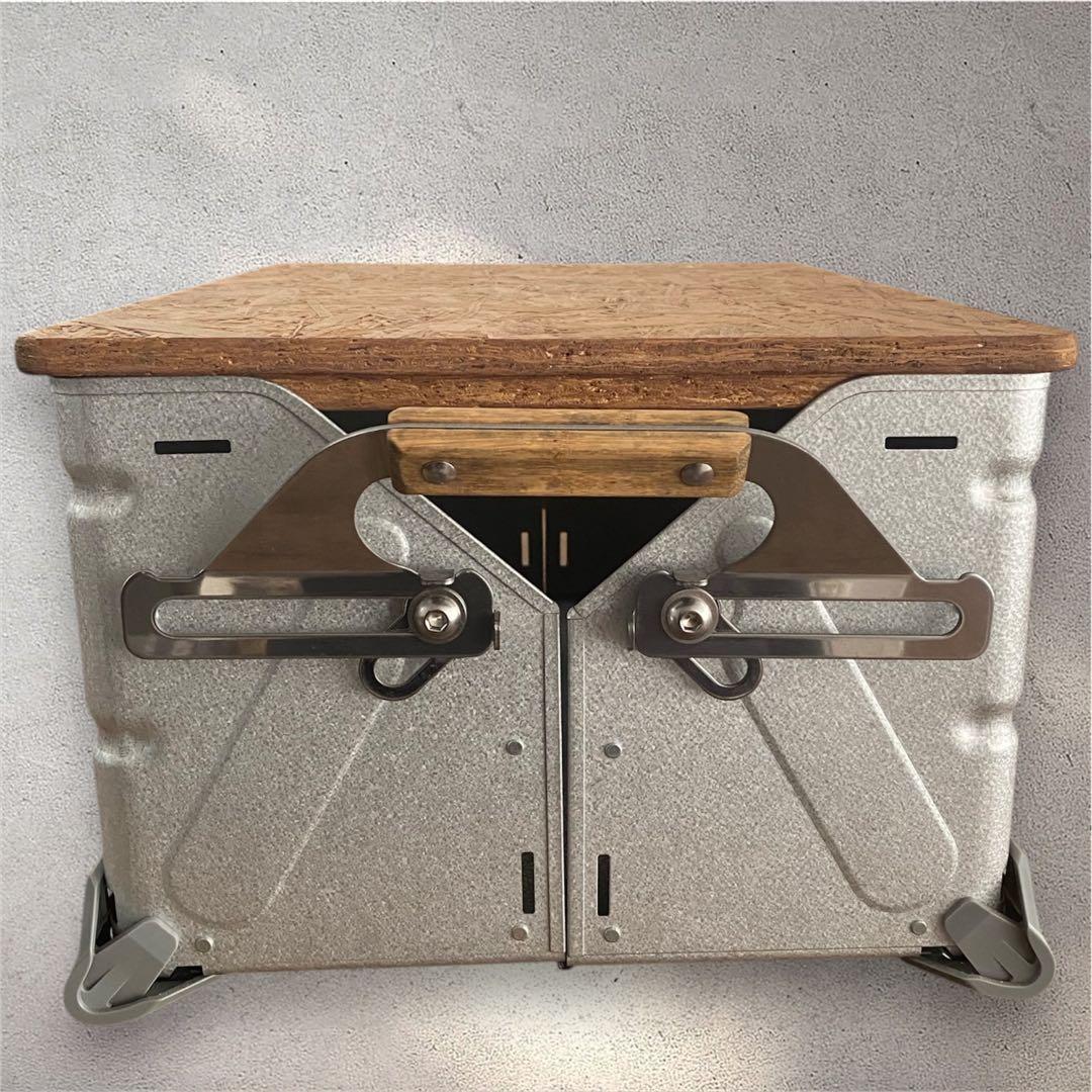 【スノーピーク】 シェルフコンテナ25 天板付き