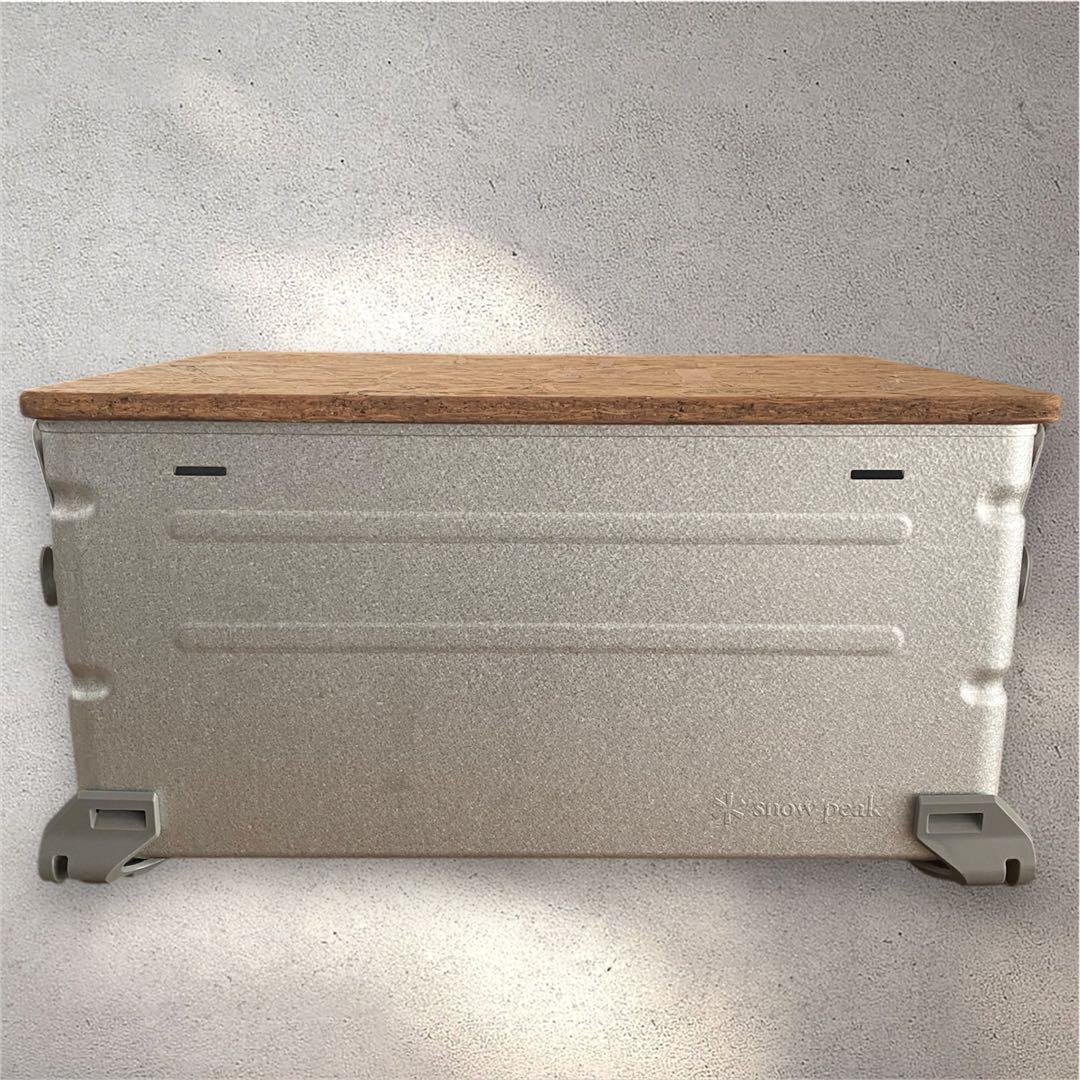 【スノーピーク】 シェルフコンテナ25 天板付き