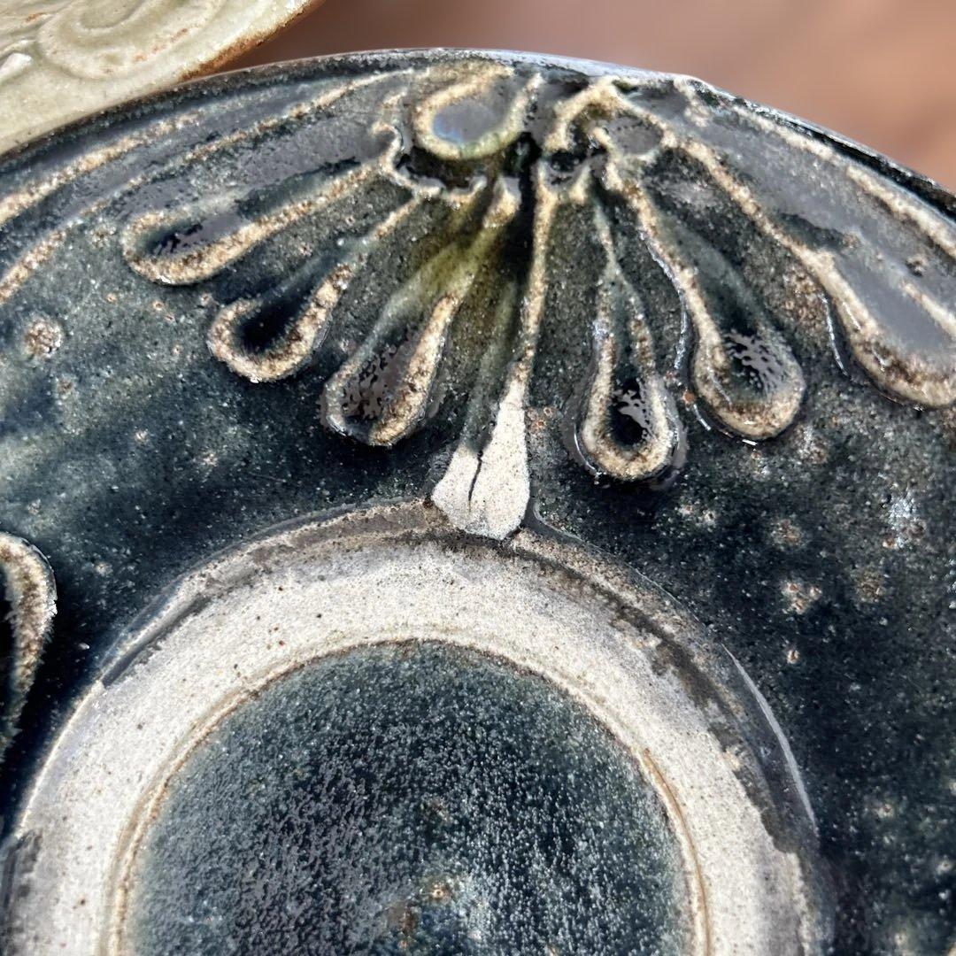 やちむん　北窯　6寸皿　5枚セット