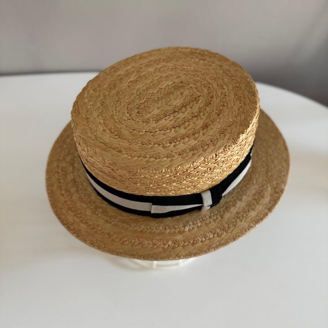 BUNJIROW カンカン帽 ストローハット ￼麦わら帽子