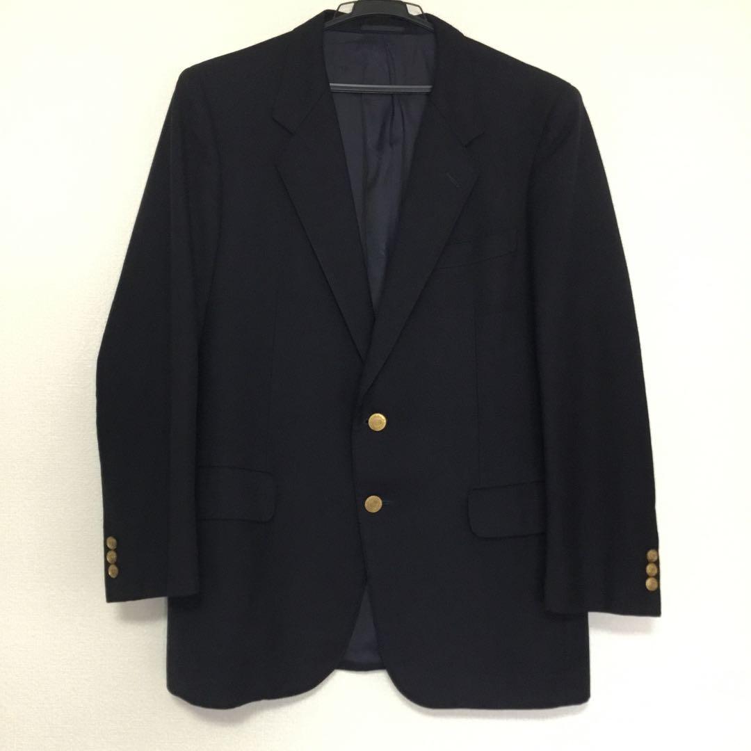 【美品】アクアスキュータム 紺ブレ 金ボタン