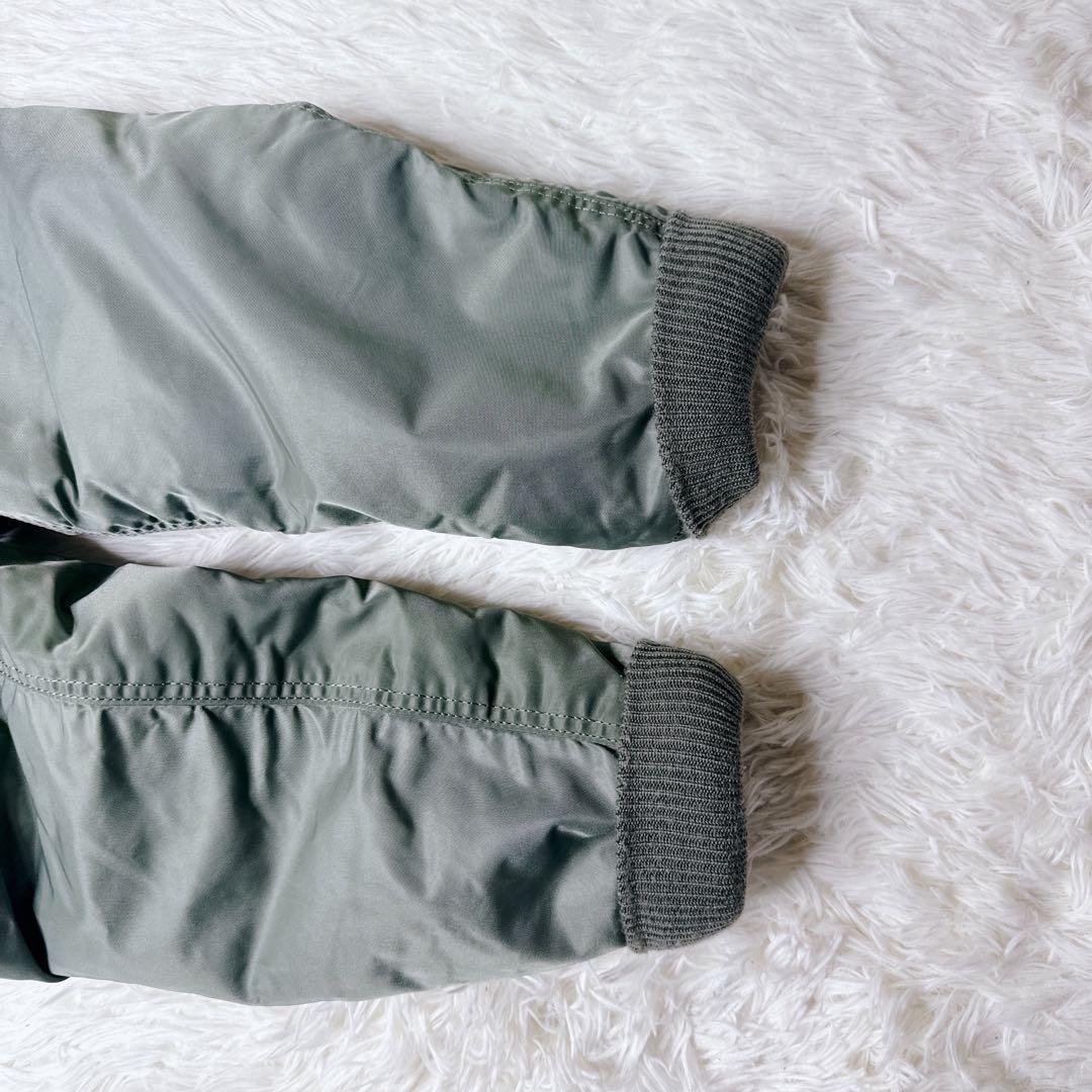 ✨美品✨ アビレックス MA-1 フライトジャケット 緑 Lリバーシブル 中綿