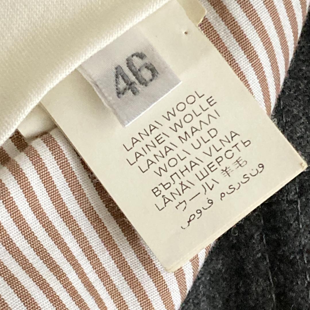 ブルネロクチネリ　パンツ　46　グレー　トラウザーズ　LEISURE FIT