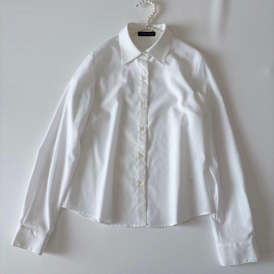 卒服 ミッシェルアルフレッド 白パイピングジャケット×スカートセット 160