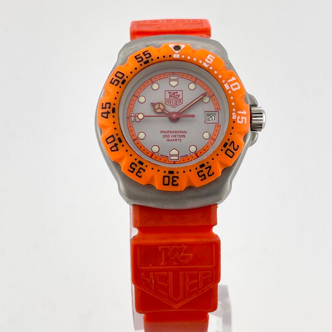 タグホイヤー　フォーミュラ1 プロフェッショナル 腕時計　オレンジ　純正