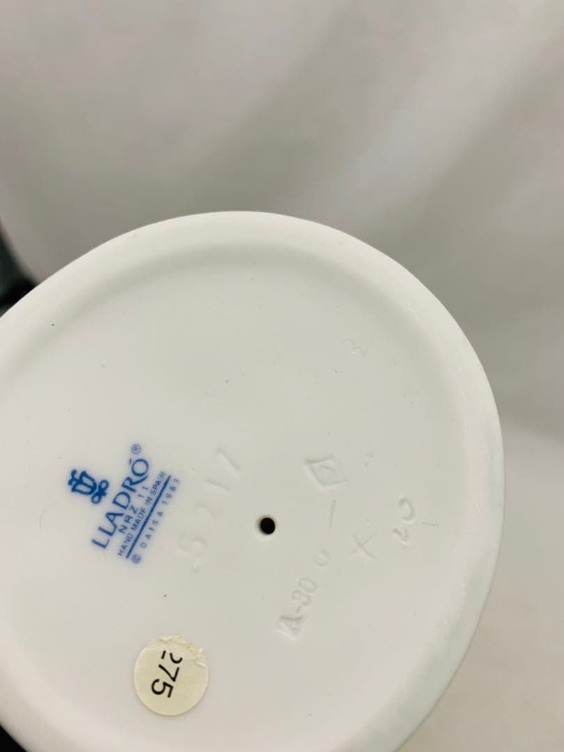 LLADRO 小鳥と話す少女　リヤドロ　陶器置物