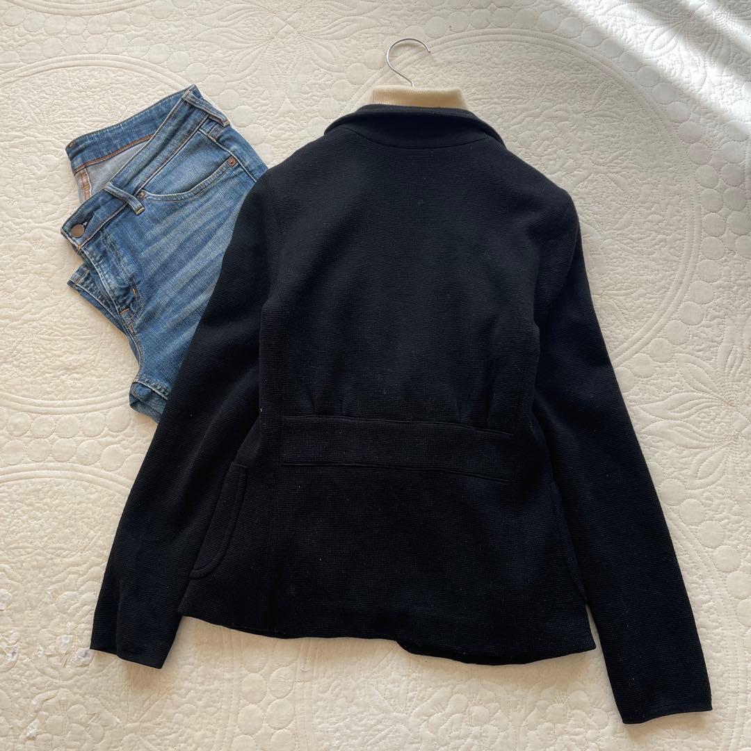 トゥモローランド　Ballsey 日本製　ニットジャケット　ブラック