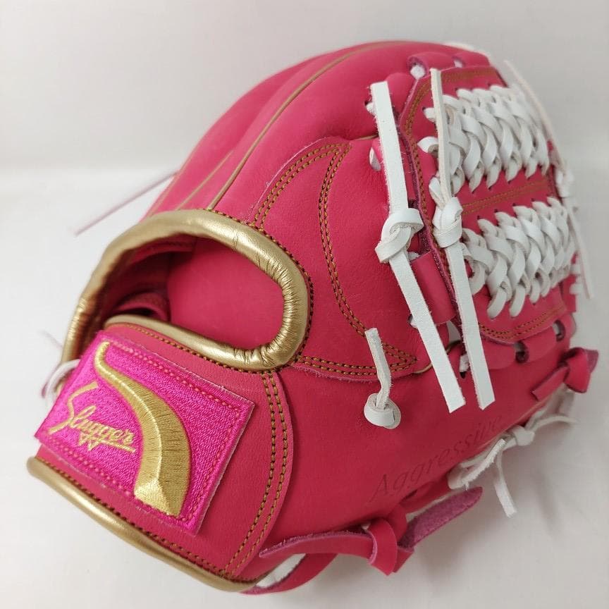 久保田スラッガー 少年軟式オーダーグラブ ピンク J4型 右投げ