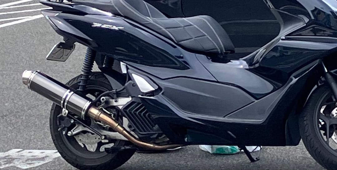 値下げok PCX 125 jk05 カスタムマフラー バッフル外せます