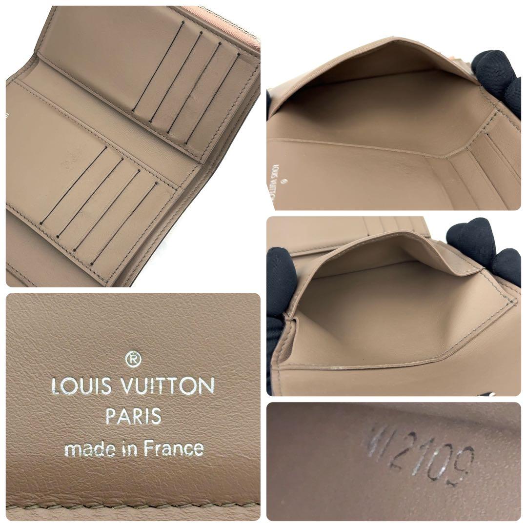 【最高級美品】ルイヴィトン カプシーヌ コンパクト 三つ折り財布 マグノリア