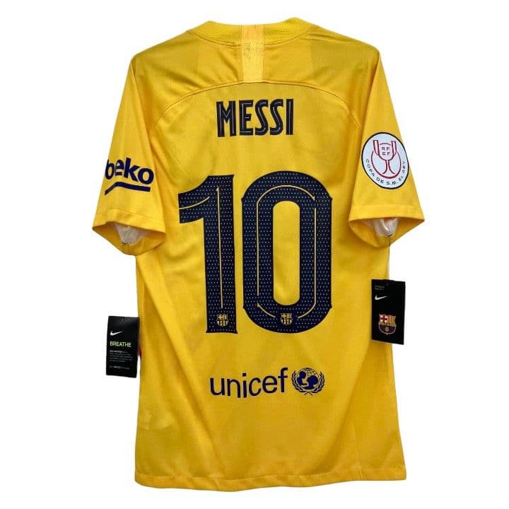 20-21 バルセロナ　メッシ　コパ・デル・レイ　フルパッチユニフォーム