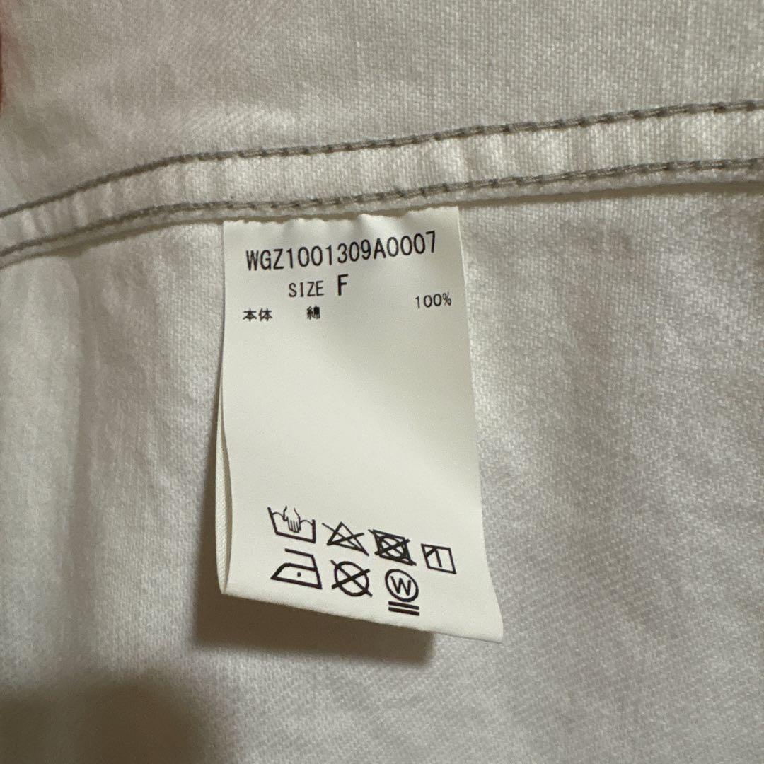 【美品】Whim Gazette　DENIM 白デニムジャケット