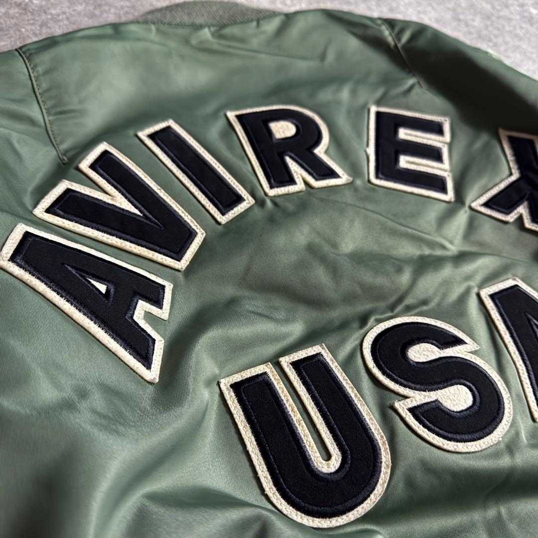 ジャケット・アウター AVIREX commercial logo MA1 flight jacket