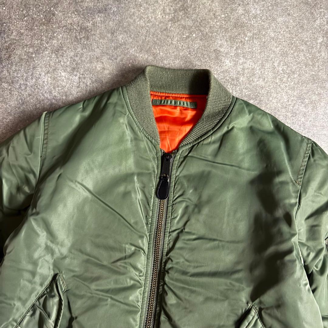 ジャケット・アウター AVIREX commercial logo MA1 flight jacket