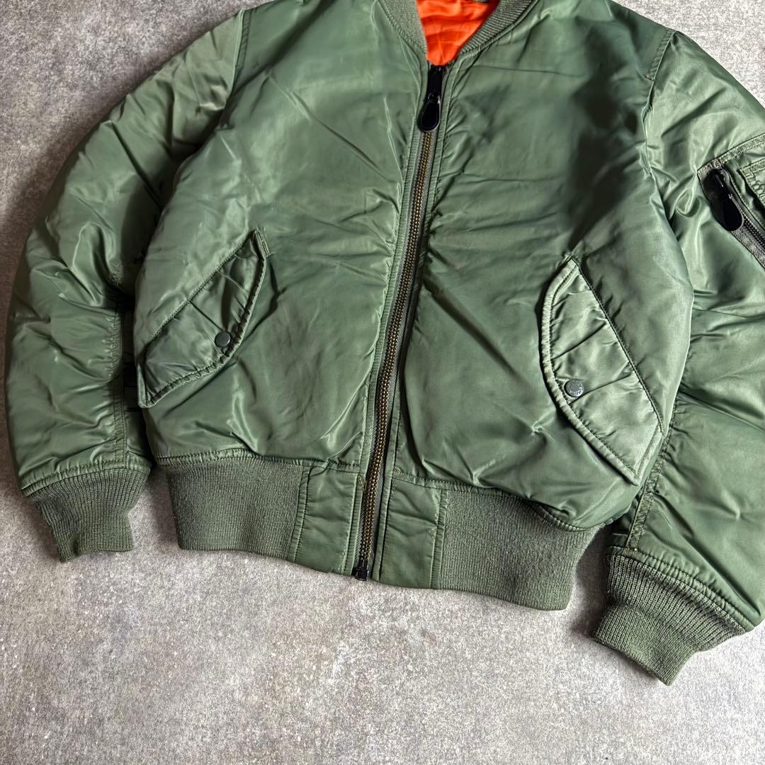 ジャケット・アウター AVIREX commercial logo MA1 flight jacket