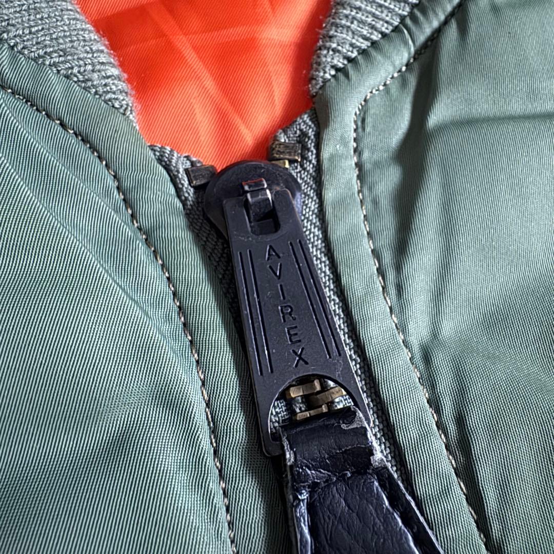 ジャケット・アウター AVIREX commercial logo MA1 flight jacket