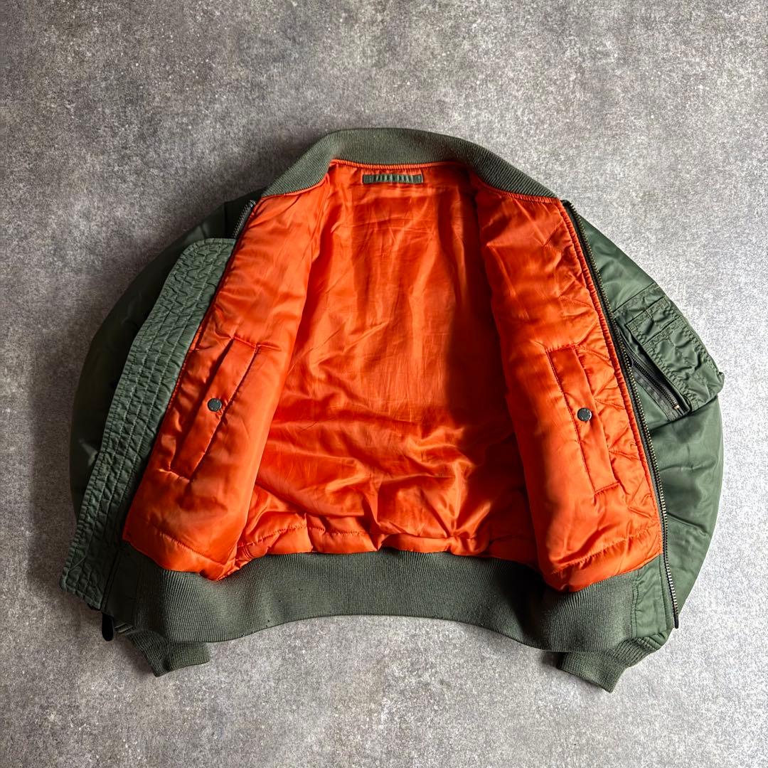 ジャケット・アウター AVIREX commercial logo MA1 flight jacket