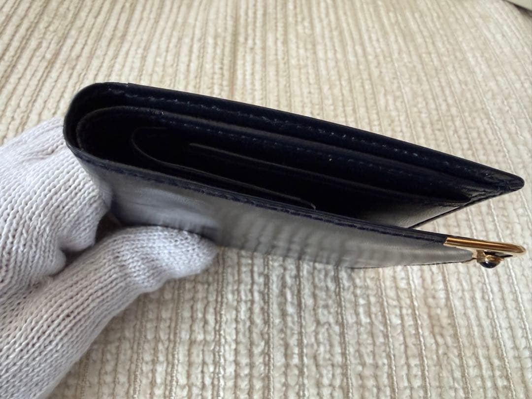 Cartier 2つ折財布　サファイアライン