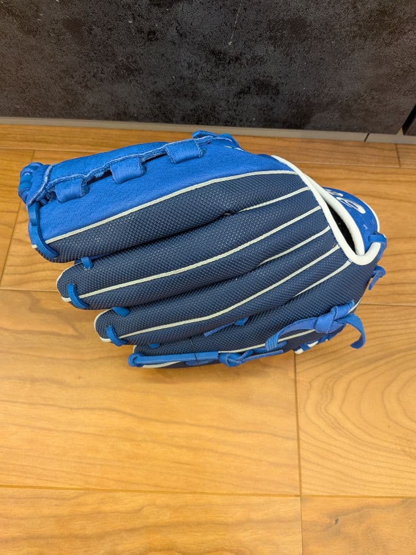 野球 グラブ 軟式グローブ 青 中日ドラゴンズ ジュニア用 アシックス ブルー