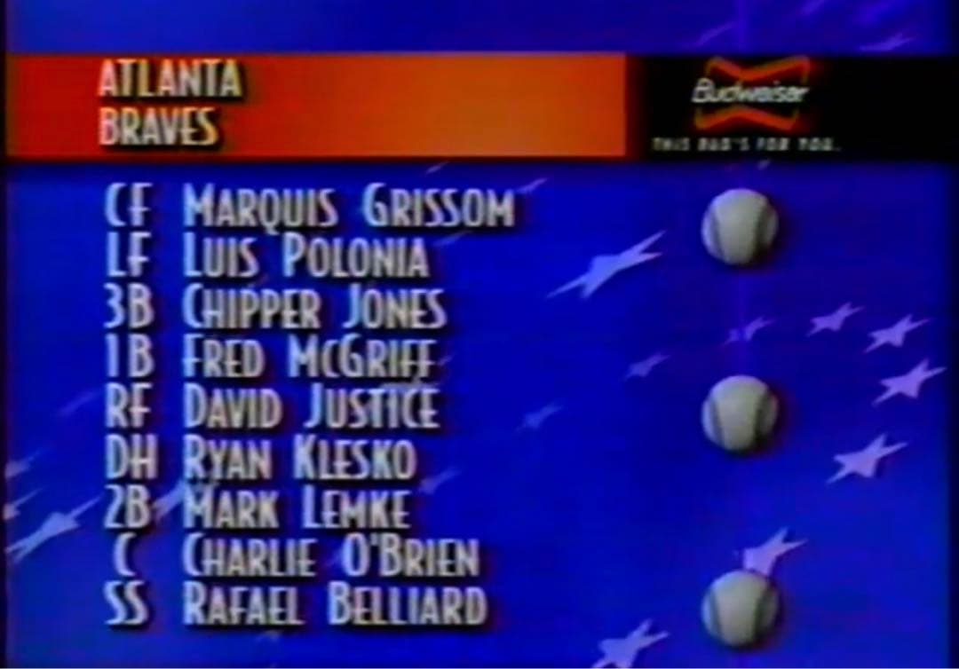 鑑定書あり　マーキス・グリッソム　1995ワールドシリーズ　実着用　ロードユニ