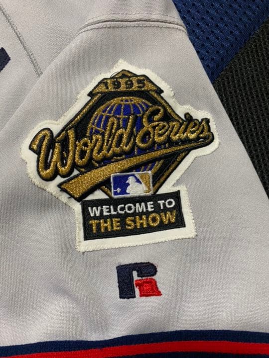 鑑定書あり　マーキス・グリッソム　1995ワールドシリーズ　実着用　ロードユニ