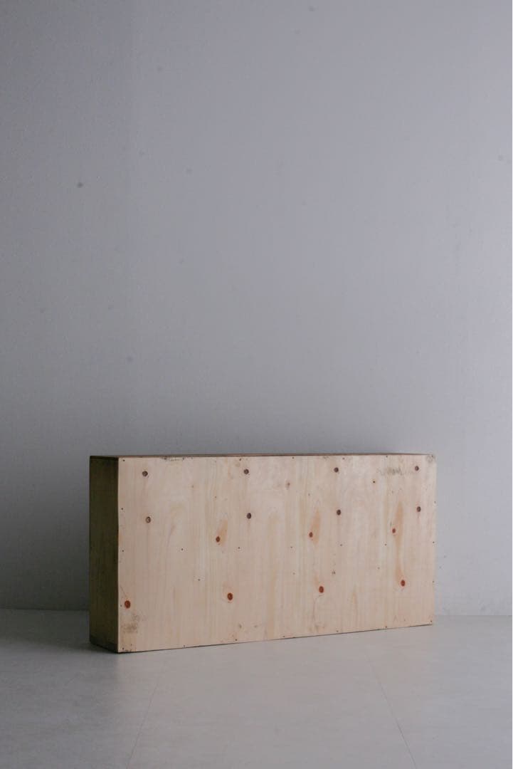 桝目棚 本棚　収納棚　小物入れ　棚　古家具　ヴィンテージ家具