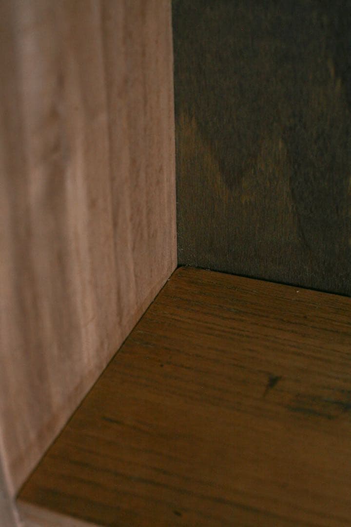 桝目棚 本棚　収納棚　小物入れ　棚　古家具　ヴィンテージ家具