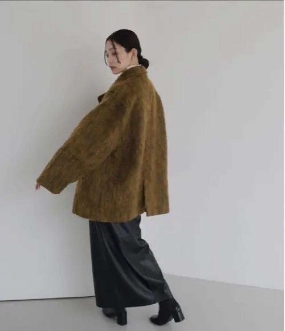 hellam / シャギーミドルコート