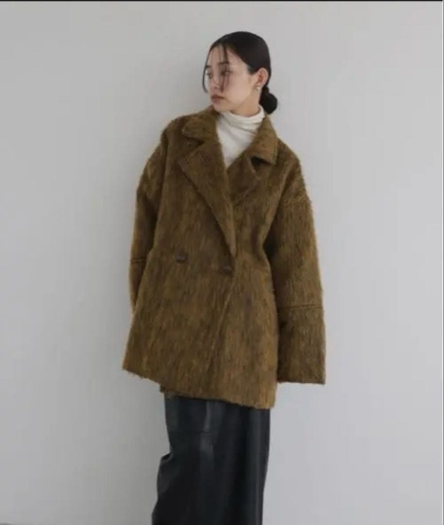 hellam / シャギーミドルコート