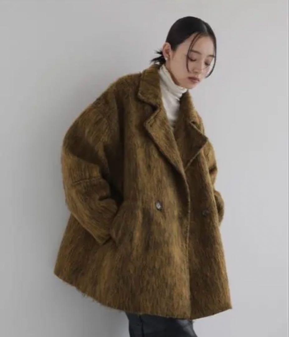 hellam / シャギーミドルコート