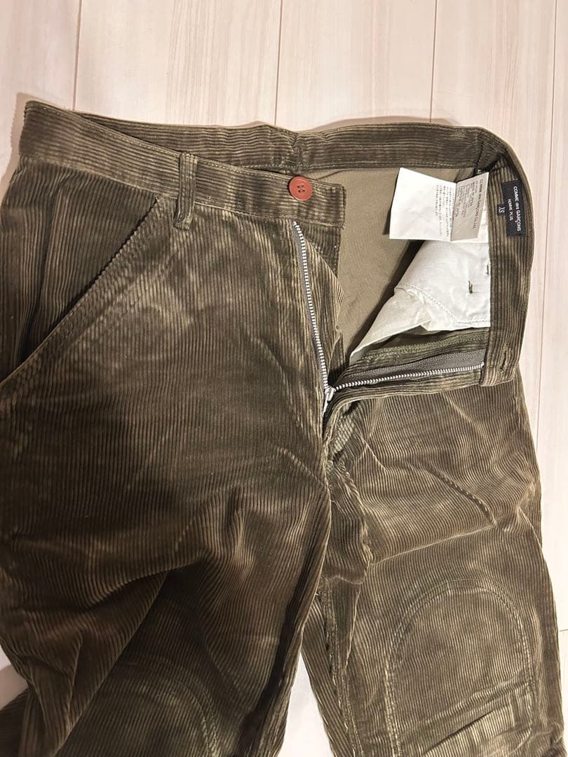 あ*様 コムデギャルソン オム プリュス コーデュロイ パンツ ニー プロテクタ