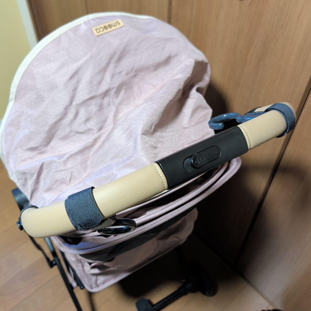 【状態良】Smooca ペットカート ピンク 耐荷重15kg スムーカ 犬 猫