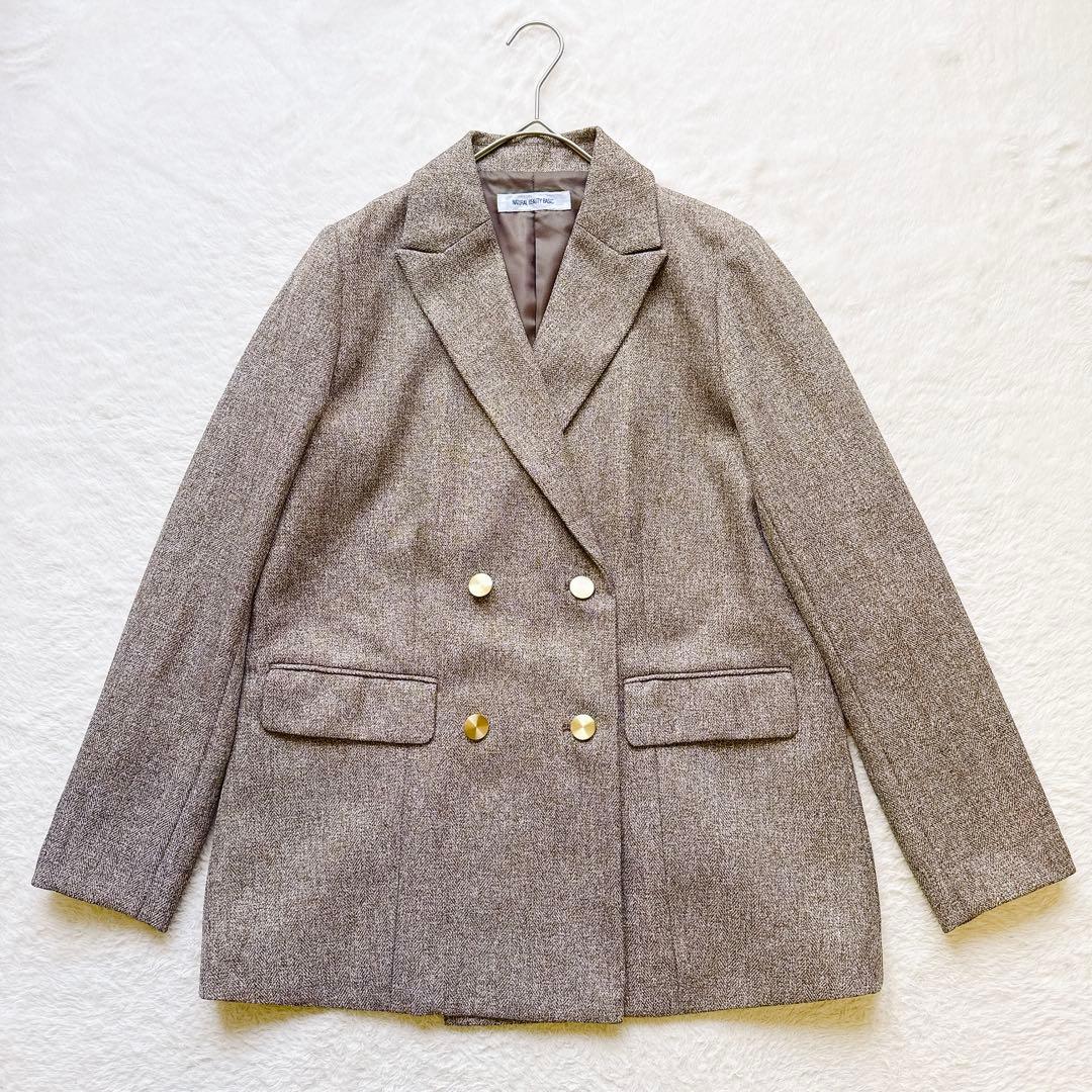 【♡k♡】ナチュラルビューティーベーシック　ダブルブレストジャケット