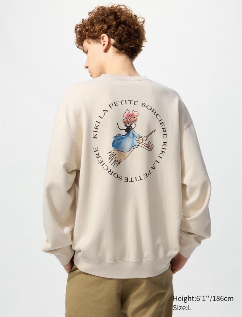 【L】 海外限定　魔女の宅急便　ユニクロ　ジブリ　スウェット　UNIQLO