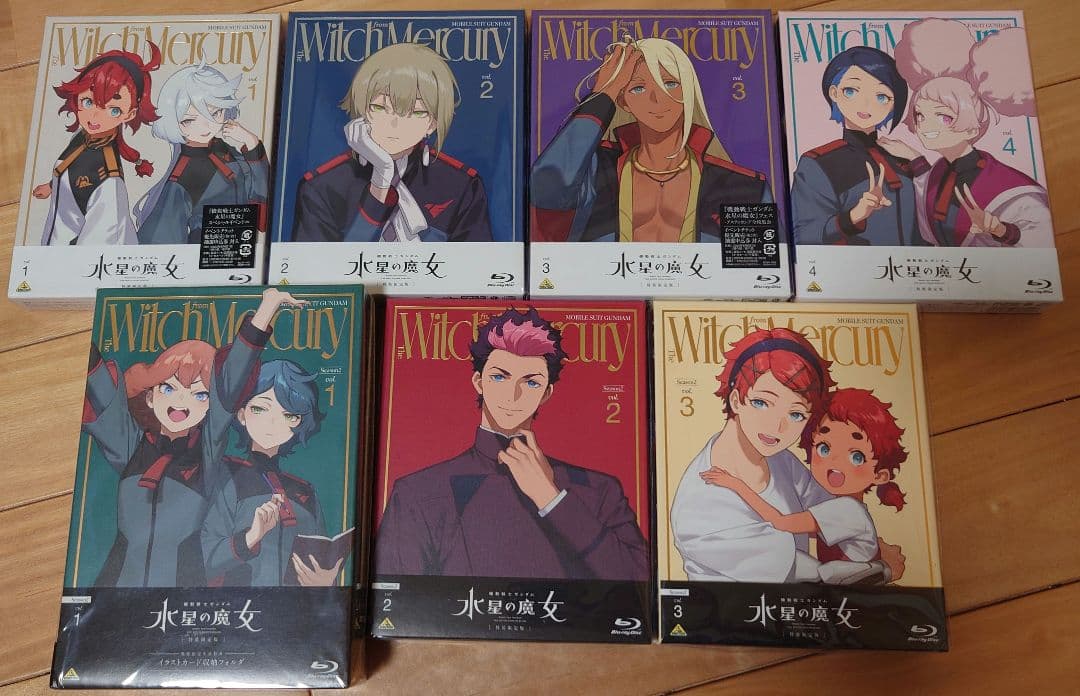 機動戦士ガンダム 水星の魔女 Blu-ray全巻 アクリルクロック特典付