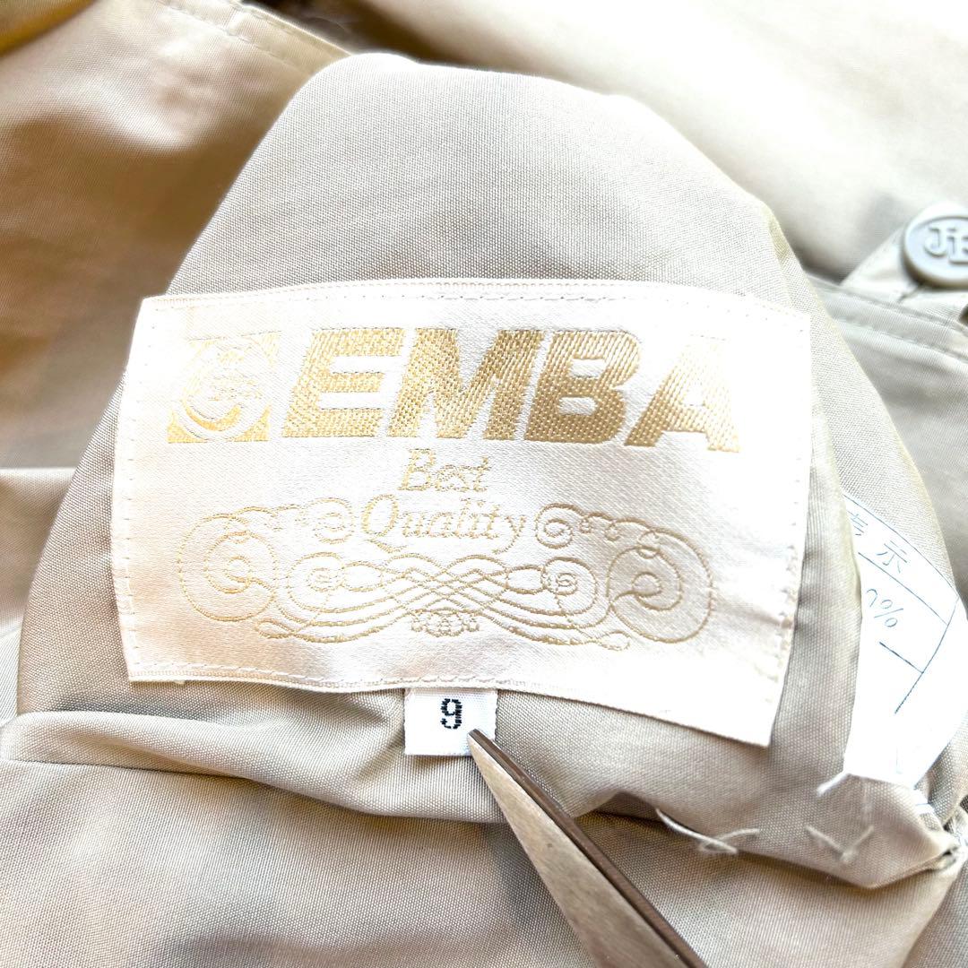 【希少デザインEMBA✨️リバーシブルミンク】 デミバフ コート M 本毛皮 絹