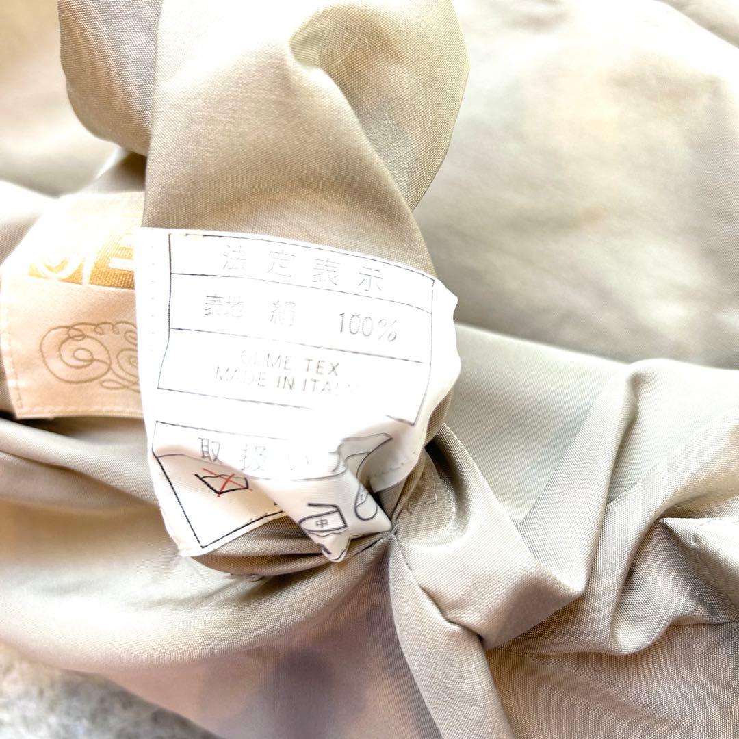 【希少デザインEMBA✨️リバーシブルミンク】 デミバフ コート M 本毛皮 絹