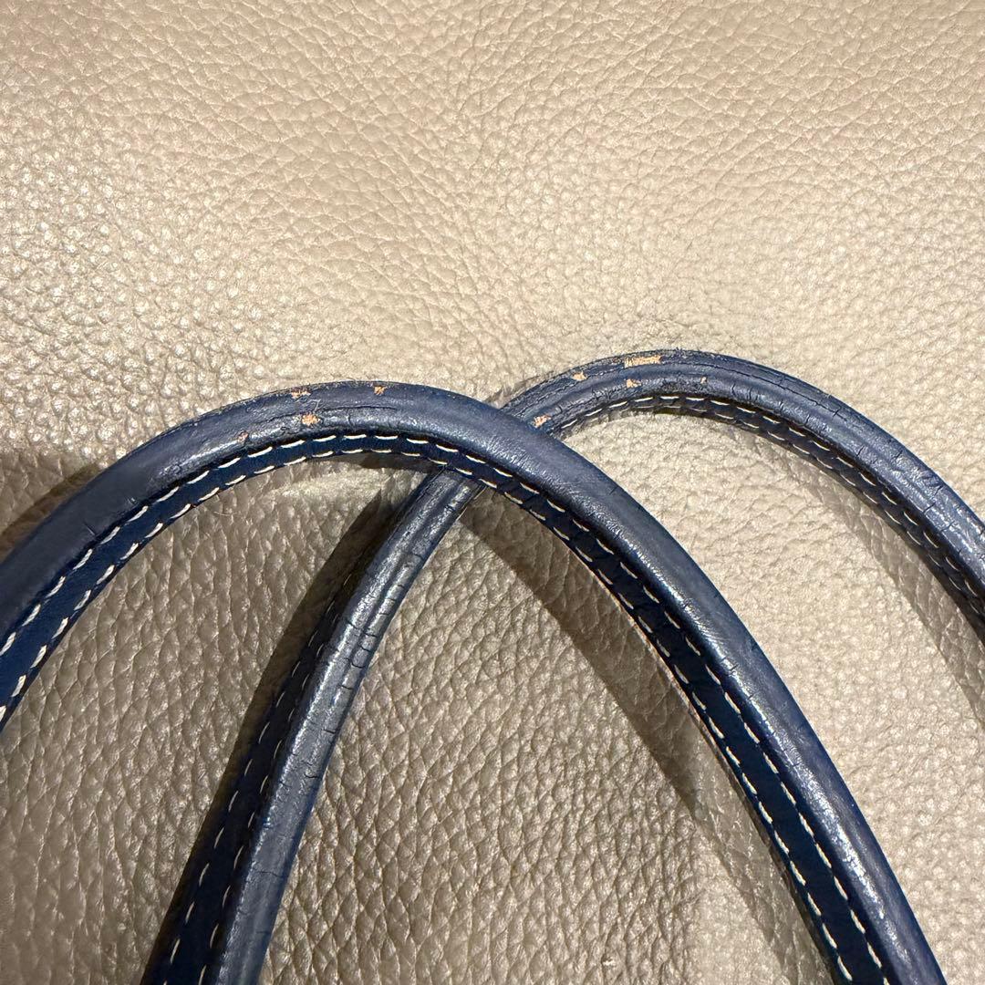 ゴヤール サンルイPM ネイビー ポーチ付き